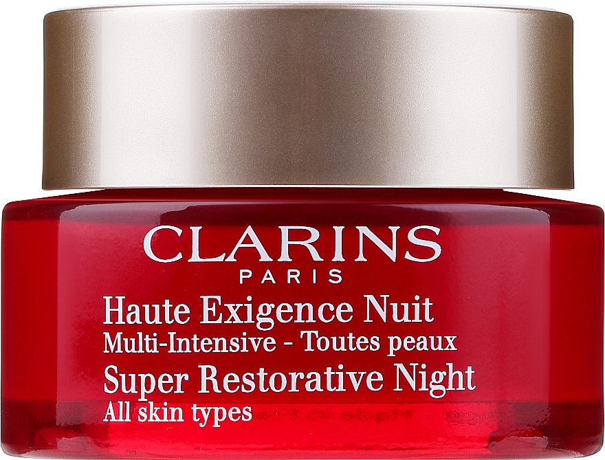 Regenerierende Nachtcreme für alle Hauttypen - Clarins Super Restorative Night Cream All Skin Types  — Bild N1