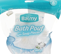Düfte, Parfümerie und Kosmetik Reise-Badeschwamm mit unparfümierten Seifenstücken - Balmy Naturel Bath Pouf With Saop Pieces
