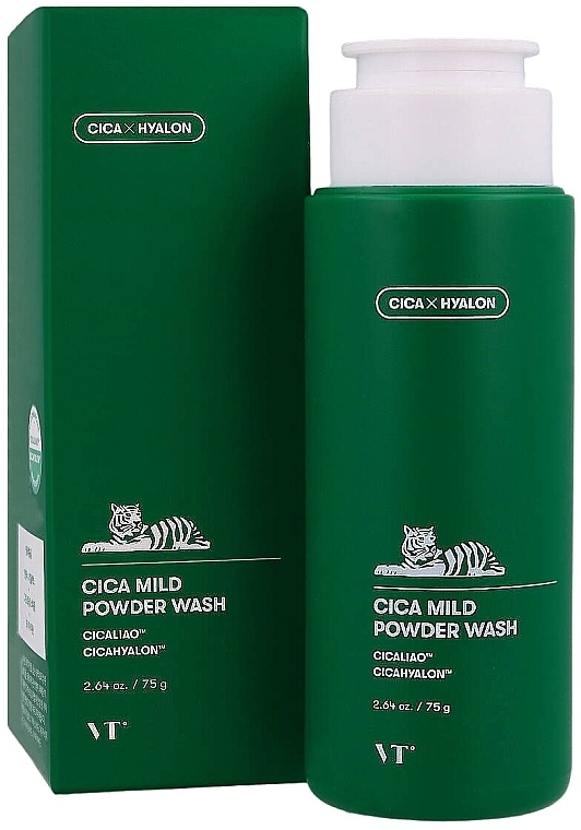 VT Cosmetics Cica Mild Powder Wash - Enzym-Reinigungspulver mit Centella — Bild N1
