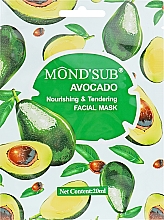 Düfte, Parfümerie und Kosmetik Gesichtsmaske mit Avocado - Mond'Sub Nourishing & Tendering Facial Mask Avocado