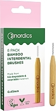 Düfte, Parfümerie und Kosmetik Interdentalbürsten aus Bambus 0.45 mm 8 St. - Nordics Bamboo Interdental Brushes