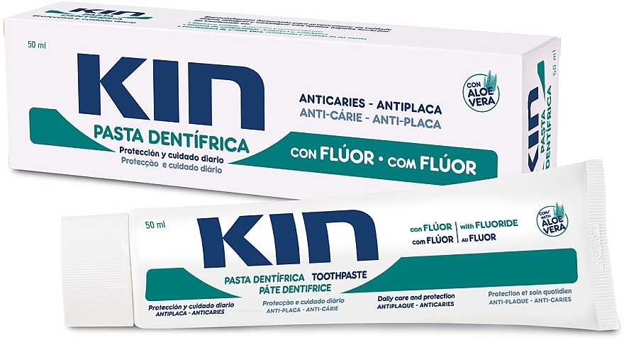 Zahnpasta mit Fluorid - Kin Dental Toothpaste — Bild N1