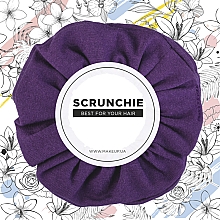 Haargummi violett Knit Classic - MAKEUP Hair Accessories — Bild N1