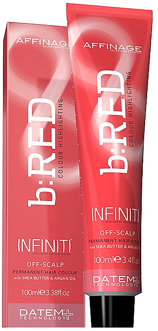 Creme-Haarfarbe - Affinage Salon Professional C&D Infiniti B:Red — Bild N1