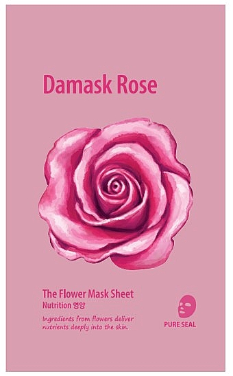 Tuchmaske für das Gesicht Damaszener-Rose - She’s Lab The Flower Mask Sheet Damask Rose — Bild N1