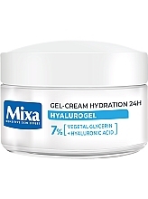 Düfte, Parfümerie und Kosmetik Feuchtigkeitsspendende Gel-Gesichtscreme mit Hyaluronsäure und Glycerin - Mixa Hydrating Hyalurogel Intensive Hydration