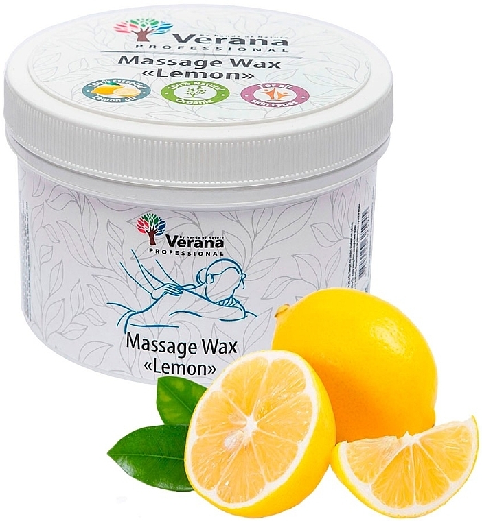 Massagewachs Zitrone - Verana Massage Wax Lemon  — Bild N4