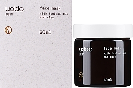 Düfte, Parfümerie und Kosmetik Entgiftende Gesichtsmaske mit Tsubaki-Öl und Spirulina - Uddo Face Mask With Tsubaki Oil And Clay
