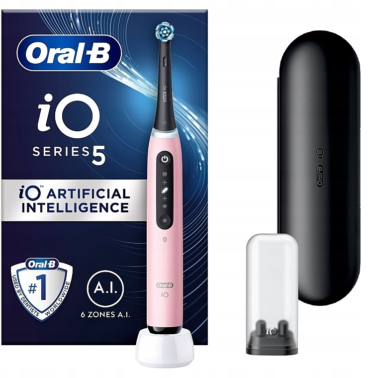 Elektrische Zahnbürste mit Etui rosa - Oral-B iO Series 5 Pink — Bild N2