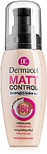 Düfte, Parfümerie und Kosmetik Wasserfeste mattierende Foundation - Dermacol Matt Control