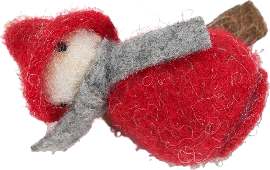 Haarspangen-Set Schneemann mit rotem Hut rot - Lolita Accessories — Bild N1