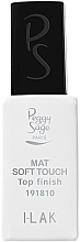 Düfte, Parfümerie und Kosmetik Matter Nagelüberlack - Peggy Sage Top Finish Mat Soft Touch I-Lak