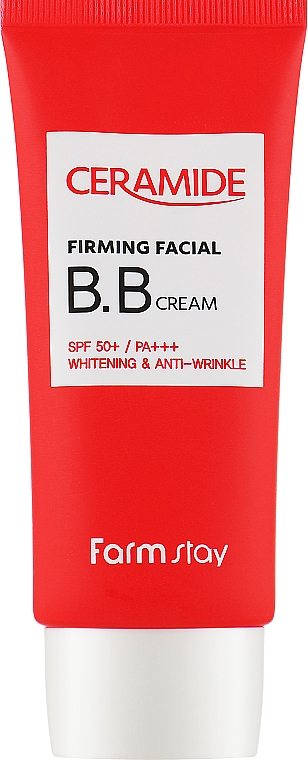 Stärkende BB-Creme für das Gesicht mit Ceramiden SPF 50 - FarmStay Ceramide Firming Facial B.B Cream — Bild N1
