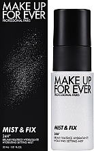 Feuchtigkeitsspendender und langanhaltender Make-up Fixierspray - Make Up For Ever Mist & Fix — Bild N2