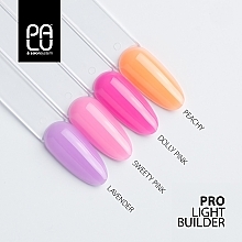 Aufbauendes Nagelgel - Palu Pro Light Builder Gel Peachy  — Bild N3