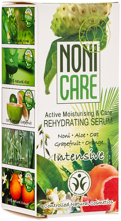 Feuchtigkeitsspendendes Gesichtsserum mit Noni, Aloe, Orange und Saat-Hafer - Nonicare Intensive Rehydrating Serum