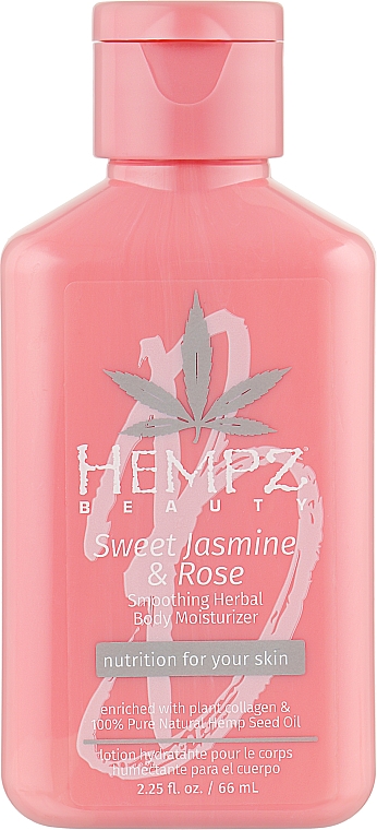 Körpermilch Jasminrose mit Kollagen - Hempz Sweet Jasmine & Rose Collagen Infused Herbal Body Moisturizer — Bild N1