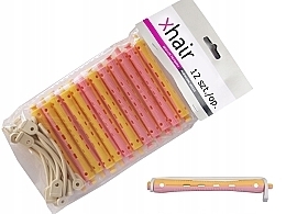 Dauerwellwickler d8 mm gelb-rosa 12 St. - Xhair — Bild N1