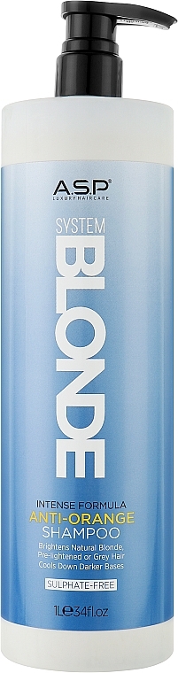 Shampoo gegen unerwünschten Orangestich - Affinage System Blonde Anti-Orange Shampoo — Bild N2