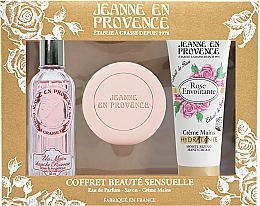 Düfte, Parfümerie und Kosmetik Jeanne en Provence Rose - Duftset (Eau de Parfum 60ml + Handcreme 75ml + Seife 100g) 