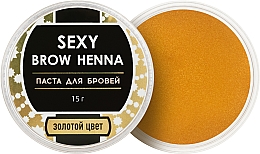 Düfte, Parfümerie und Kosmetik Augenbrauenpaste gold - Sexy Brow Henna