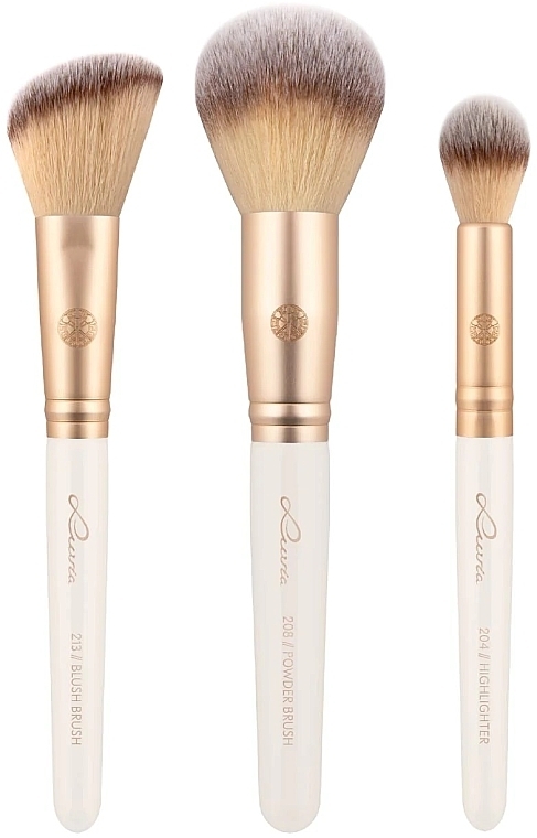 Make-up-Pinsel-Set 8-tlg. - Luvia Cosmetics Prime Vegan Champagne Brush Set — Bild N2