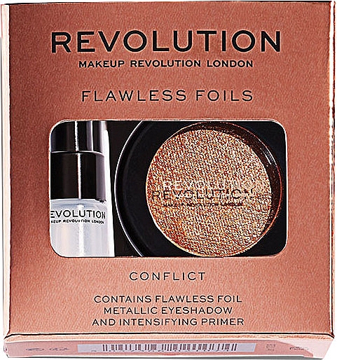 GESCHENK! Make-up Set - Makeup Revolution Flawless Foils (Lidschatten 2g + Make-up Primer 2ml) — Bild N1