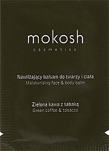 Feuchtigkeitslotion für Gesicht und Körper - Mokosh Cosmetics Moisturizing Face And Body Lotion Green Coffee With Snuff (Probe) — Bild N1