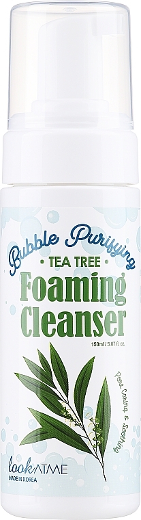 Waschschaum - Look At Me Bubble Purifying Foaming Facial Cleanser Tea Tree Foam — Bild N1
