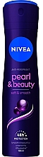 Düfte, Parfümerie und Kosmetik Deospray Antitranspirant mit schwarzem Perlenextrakt - Nivea Pearl & Beauty Black Deodorant Spray