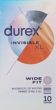 Düfte, Parfümerie und Kosmetik Kondome Extra groß 10 St. - Durex Invisible Extra Large