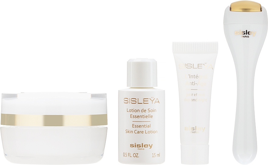 Gesichtspflegeset - Sisleya Sisleya Eye & Lip Cream Set (Gesichtscreme 4ml + Gesichtslotion 15ml + Lippen- und Augenkonturcreme 15ml) — Bild N2