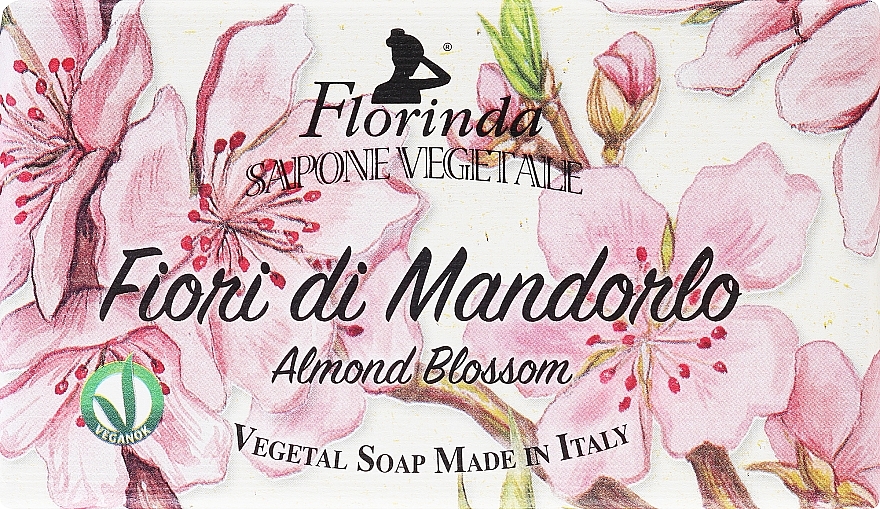 Natürliche Seife Mandelblüte - Florinda Sapone Vegetale Almond Blossom — Bild N2