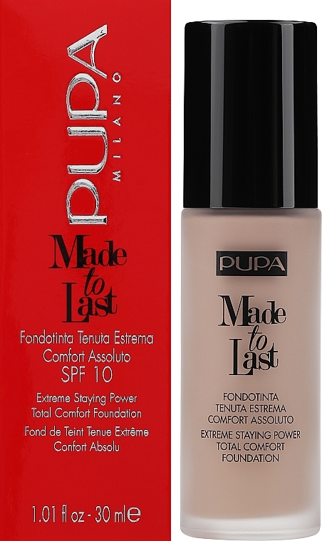 Foundation - Pupa Made To Last Foundation — Foto N2