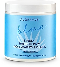 Schutzcreme für Gesicht und Körper - Aloesove Blue Face Cream  — Bild N1