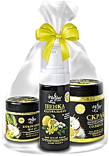 Geschenkset mit Ylang-Ylang und Zitrone - Mayur (oil/140ml + foam/150ml + scr/250g) — Bild N1