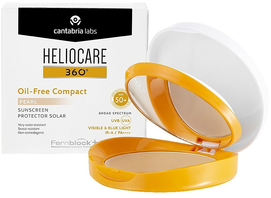 Kompaktpuder mit Sonnenschutz - Cantabria Labs Heliocare 360 Oil Free Compact SPF50  — Bild N1