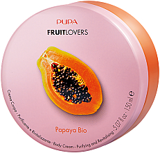 Düfte, Parfümerie und Kosmetik Revitalisierende Körpercreme mit Papayaextrakt - Pupa Fruit Lovers Body Cream