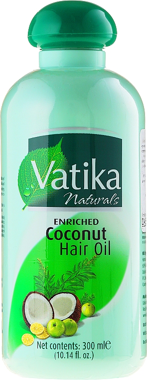 Kokosnuss-Haaröl mit Zitrone, Henna und Amla - Dabur Vatika Enriched Coconut Hair Oil — Bild N3