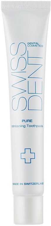 Aufhellende Zahnpasta mit Erfrischungskapseln - SWISSDENT Pure Whitening Toothpaste — Bild N1