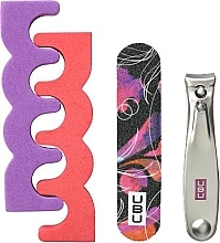 Düfte, Parfümerie und Kosmetik Pediküre-Set Variante 1 - UBU Tippy Toze Pedicure Pack (Nagelknipser 1 St. + Nagelfeile 1 St. + Pediküre Trenner 2 St.)