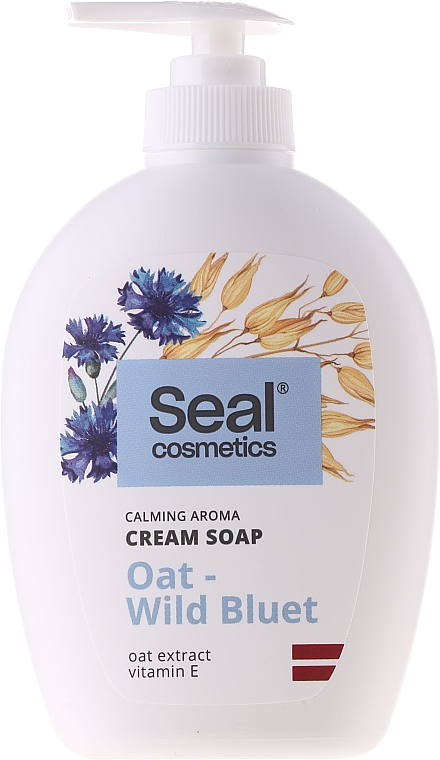Cremeseife mit Hafer - Seal Cosmetics Oat-wild Bluet Cream Soap — Bild N1