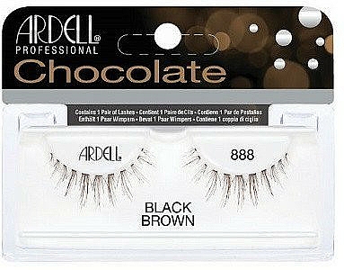 Künstliche Wimpern - Ardell Chocolate Lash Black Brown 888 — Bild N1