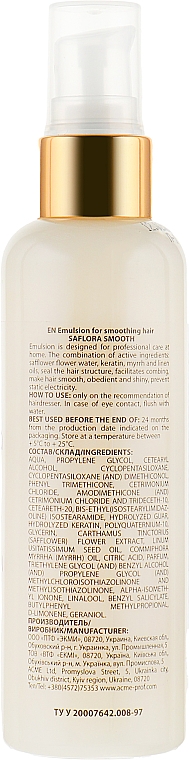 Haaremulsion - Demira Professional Saflora Smooth — Bild N2