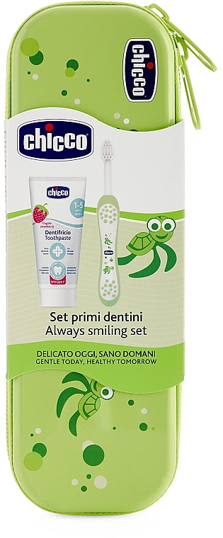 Reiseset grün - Chicco (Toothbrush + Toothpaste/50ml) — Bild N2