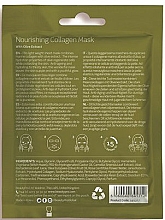 Nährende Gesichtsmaske mit Kollagen und Olivenextrakt - BeautyPro Nourishing Collagen Mask With Olive Extract — Bild N2
