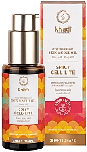 Düfte, Parfümerie und Kosmetik Elixier-Öl für den Körper - Khadi Ayurvedic Elixir Skin & Soul Oil Spicy Cell-lite