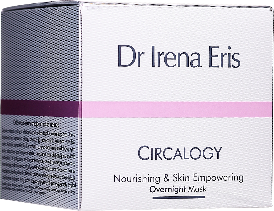 Nährende Nachtmaske mit Hyaluronsäure und Hanföl - Dr. Irena Eris Circalogy Nourishing & Skin Empowering Overnight Mask — Bild N2