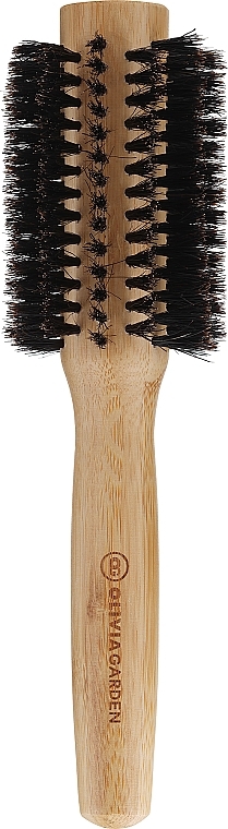 Bambus-Zahnbürste mit Naturborsten 30 mm - Olivia Garden Healthy Hair Boar Eco-Friendly Bamboo Brush — Bild N1