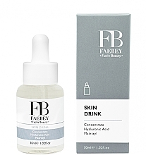 Düfte, Parfümerie und Kosmetik Gesichtsserum Hautgetränk - Faebey Skin Drink Concentrate Hyaluronic Acid Matrixyl